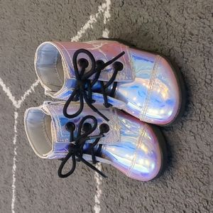 Wonder nation iridescent toddler boots